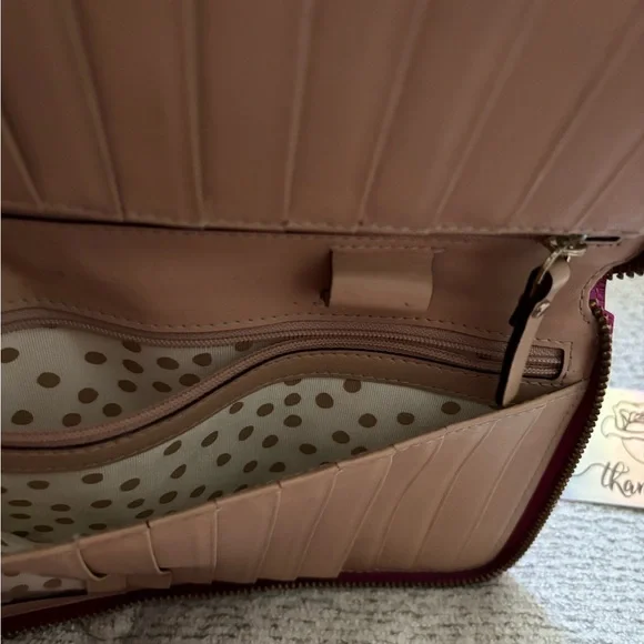 Kate Spade Fuchsia Large Zip Wallet - Picture 9 of 17